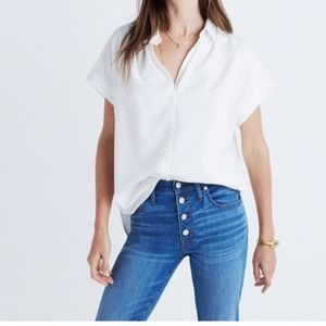 Madewell Central Shirt in Pure White